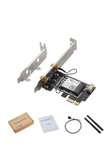 デスクトップPCIe WiFi7ネットワークカード5400Mbps Bluetooth5.4アダプター4K/8Kビデオ用Officeワークステーションサーバー用 - Product Image 6