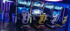 First-Text Dzero Coin-Operated Simulator Two-Person Racing &amp; Entertainment <strong>Game</strong> Machine Purple Impact Used