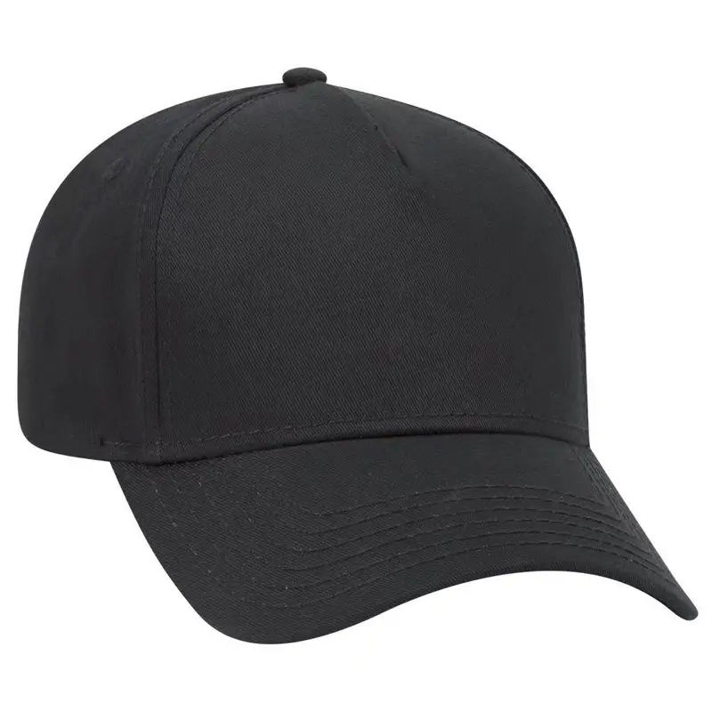 Casquette de baseball, 5 panneaux, en coton, avec structure courbée, couvre-chef, boucle en métal ajustable, 5 pièces, vente en gros, collection 100%