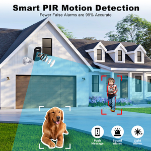 Wire-Free <strong>Camera</strong> 4000mAh Battery <strong>Camera</strong> Long Standby Time 3MP Solar <strong>Camera</strong> PIR Sensor Two Way Audio Cloud Storage - Product Image 6