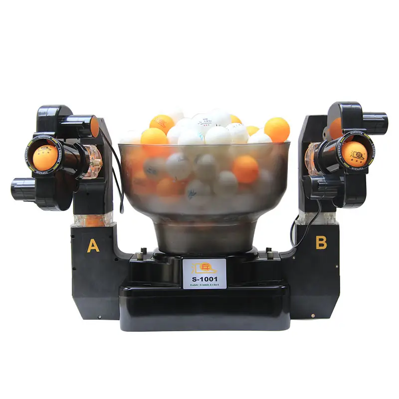 HUIPANG S1001 Automatic table tennis serve robot Two service heads.Two exits.Ping Pong Robot