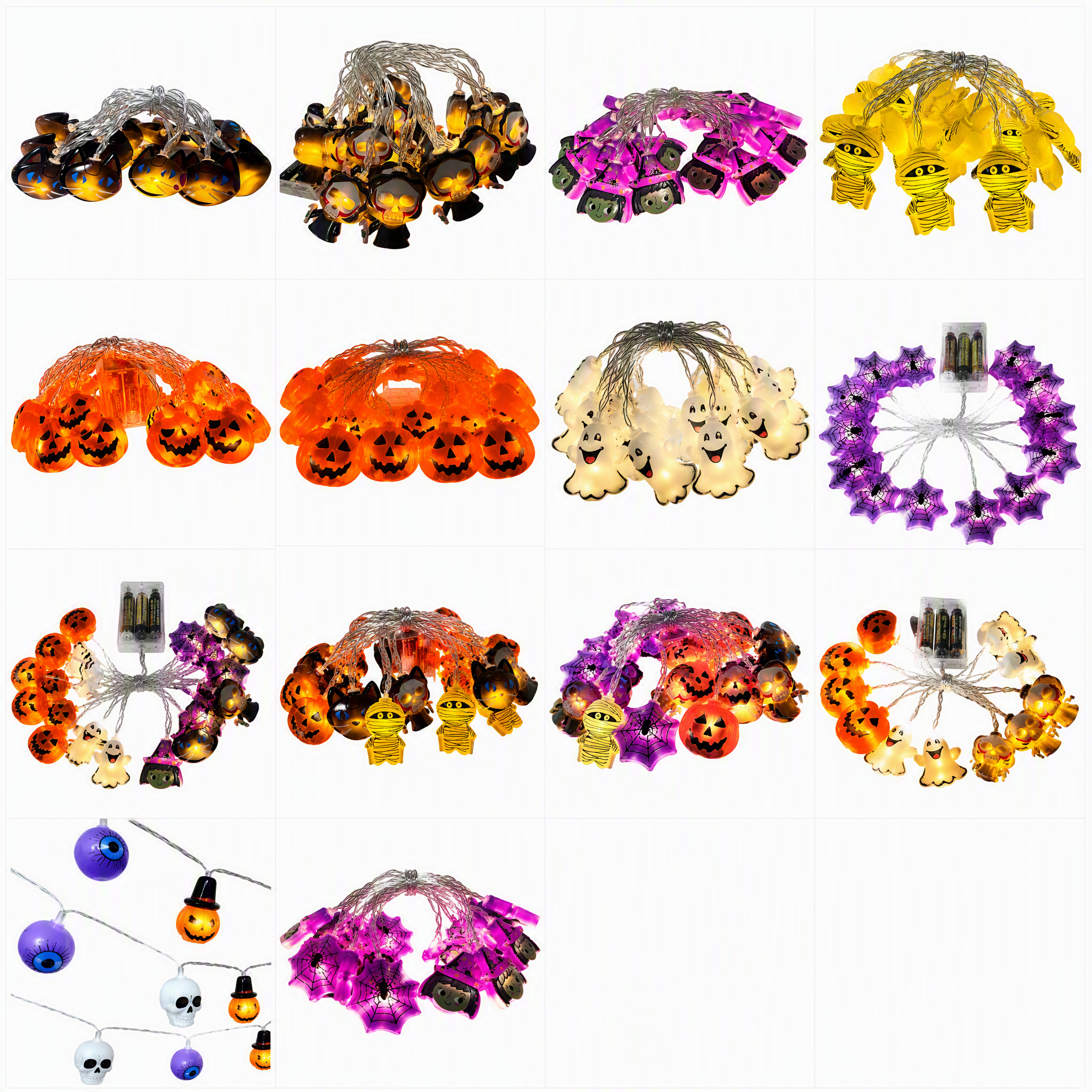 Modèle à batterie 3 mètres avec 20 lumières - colorées
