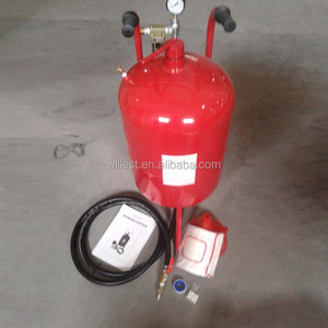 Tabanca ile taşınabilir emiş blast pot wilgun 20 galon aşındırıcı kum kumlama tankı SB20A01 SB20A02 basınç kum patlama varil - Product Image 4