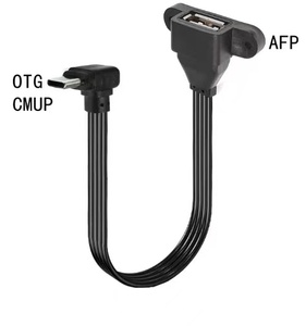 Sağ açı OTG adaptörü, USB için veri kablosu tip-c arayüzü 2.0 USB flash sürücü dönüştürücü kart okuyucu, USB flash sürücü - Product Image 1