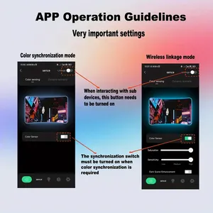 55-65 inç RGBIC LED ışık şerit TV ekran senkronizasyonu ortam arka işık APP kontrolü kamera oyunları için 4m aydınlatma - Product Image 5
