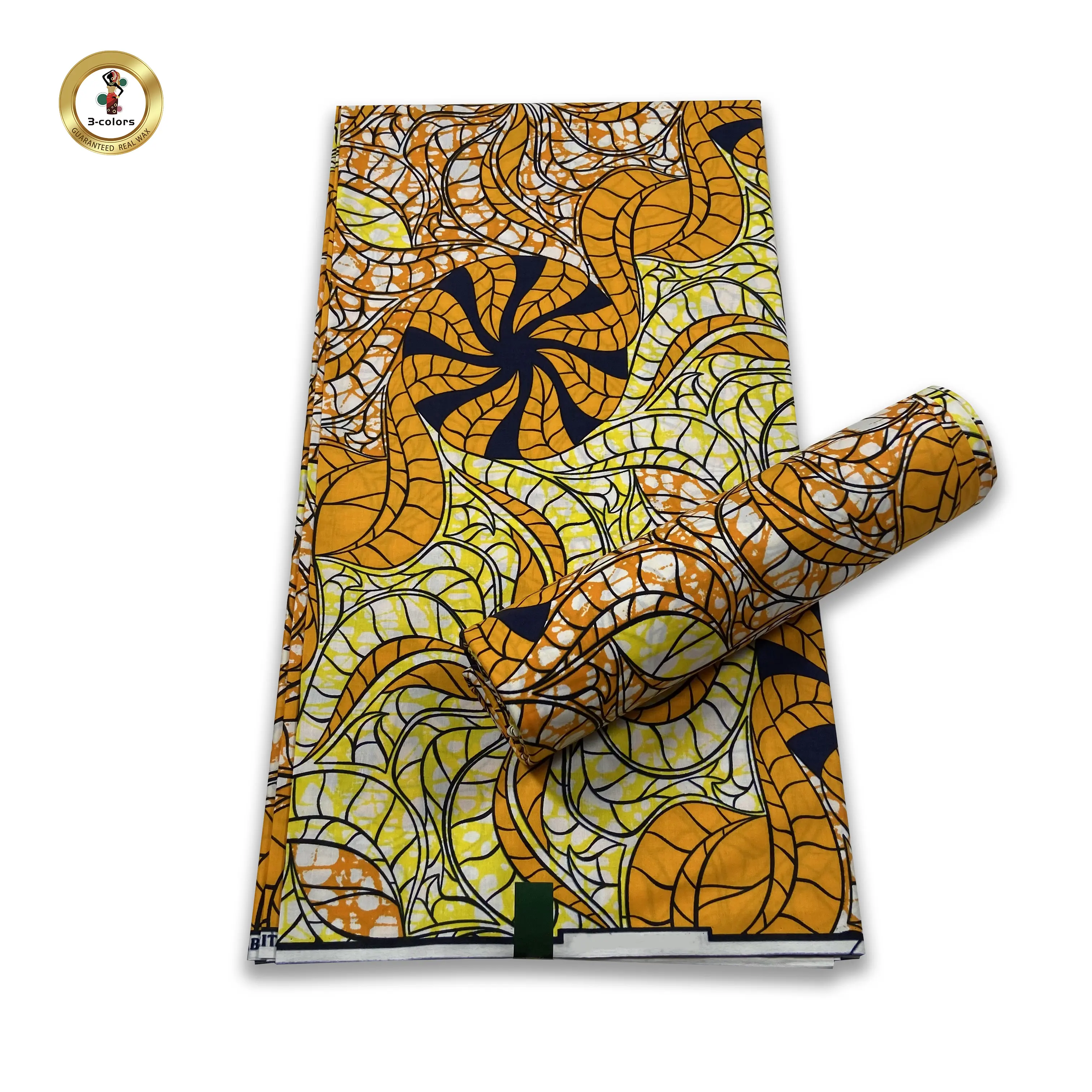 Горячая Распродажа, новая модель, африканская Java Batik, настоящий хлопок, ткань с принтом для восковой ткани
