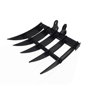 迷你挖掘机附件根耙抓斗根耙迷你挖掘机 - Product Image 6