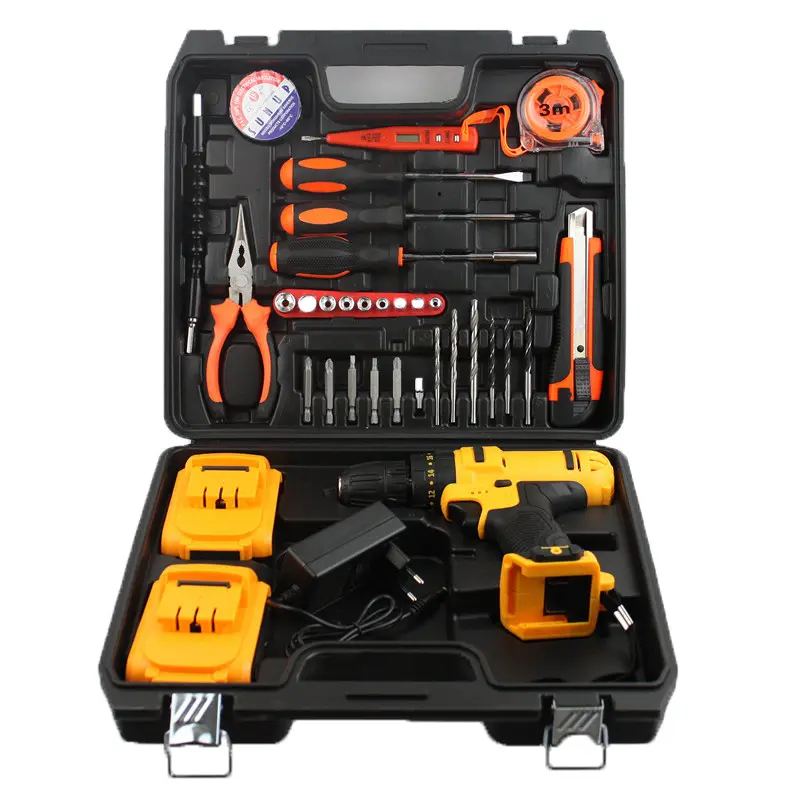 Wholesale Power Tool Rechargeable Electric Electronic Battery Impact Charged Cordless Drill Screwdriver Machine 18V 20V
