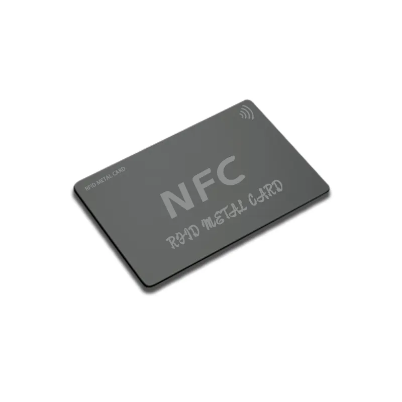 Металлическая визитная карточка на заказ NFC карты NTAG 213/ NTAG 215/ NTAG 216 Роскошная рельефная металлическая смарт-карта для отелей