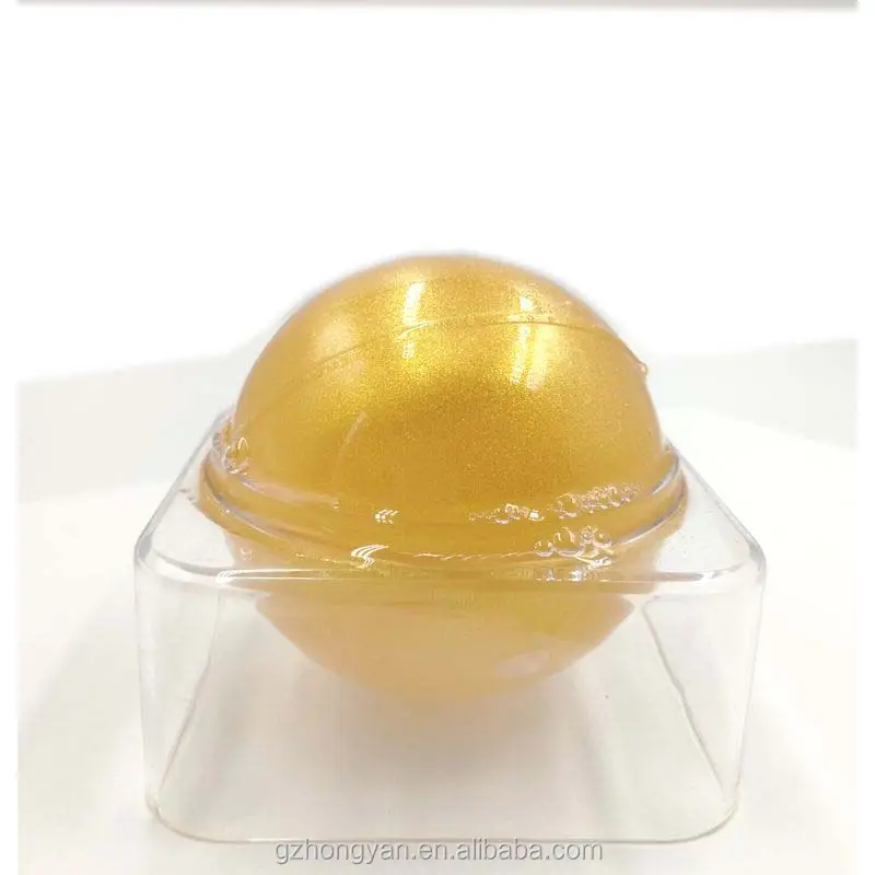 Gelatina d'oro forma di palla di sapone 100g gelatinosa sapone fabbrica OEM