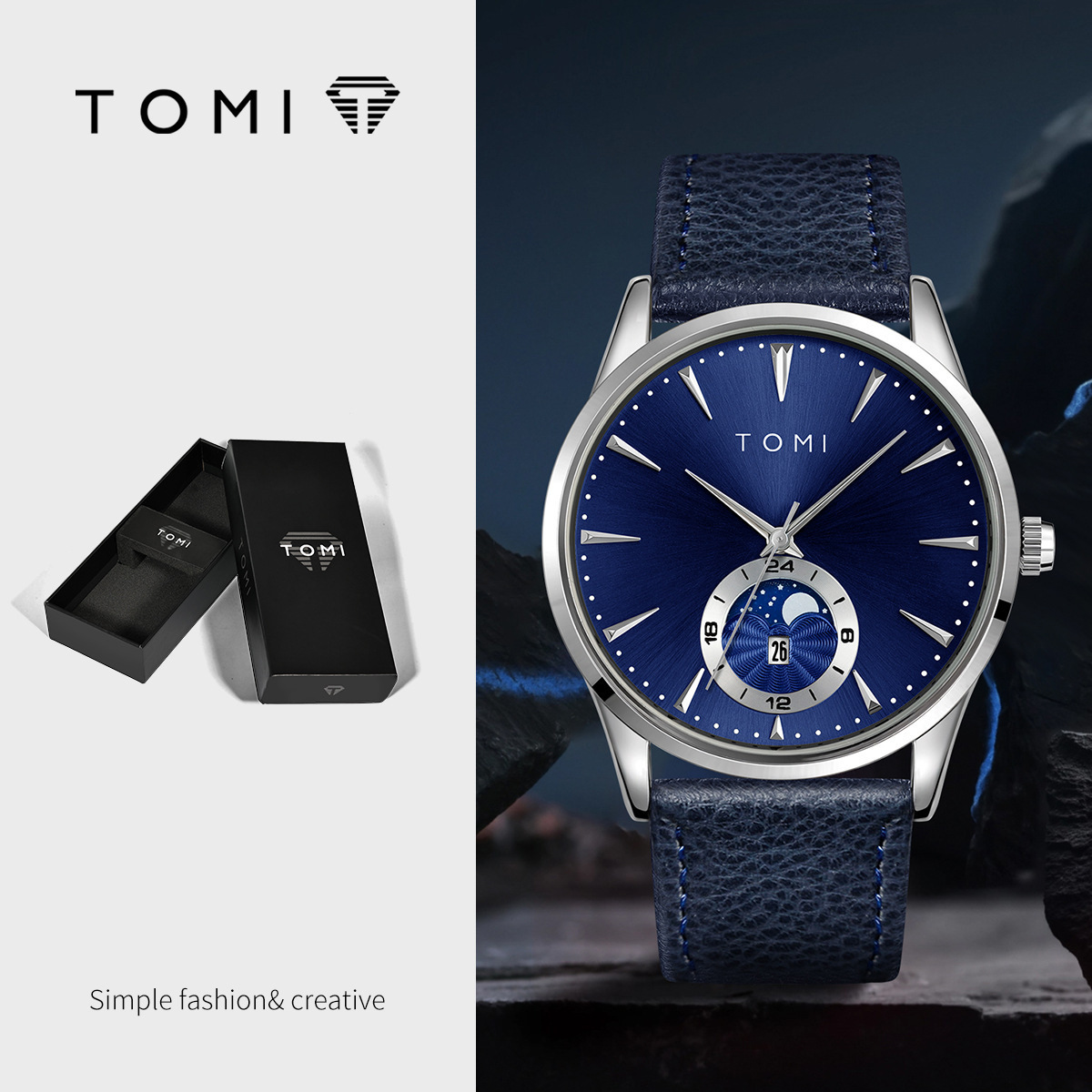 Silver blue (with box)