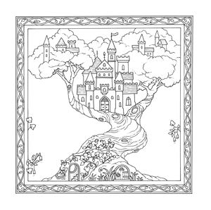 Custom Illustration Relax Adventure Paperback Color-inner <strong>Worlds</strong> of Wonder Coloring <strong>Book</strong> for the Curious - Product Image 2