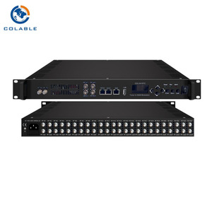 FTA uydu kanalları 16 /24 DVB-S2 qam modülatörüne opsiyonel DVB-S/S2/S2X DVB-C/T/ISDB-T ila 16-taşıyıcılar QAM çıkışı COL5416TC - Product Image 2
