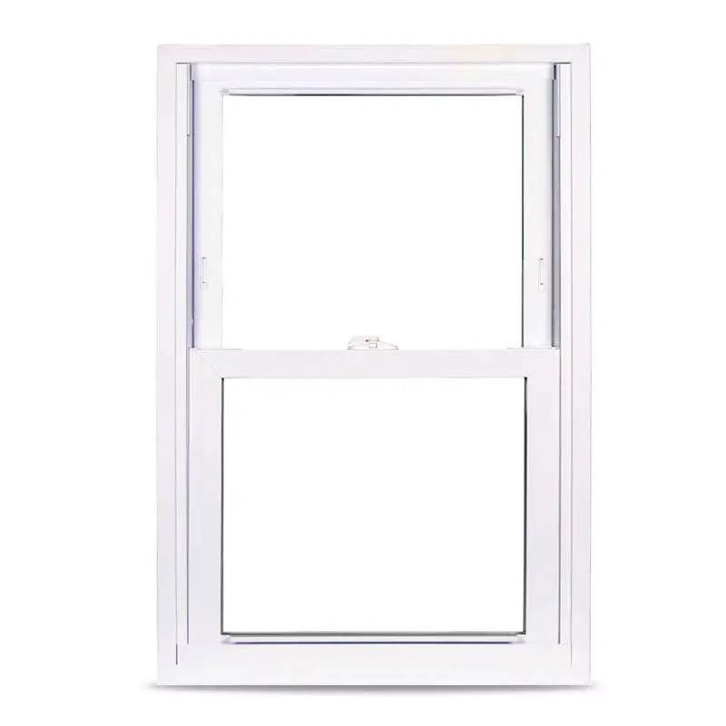 Fenêtre en aluminium à guillotine coulissante verticale motorisée télécommandée pour balcon en verre