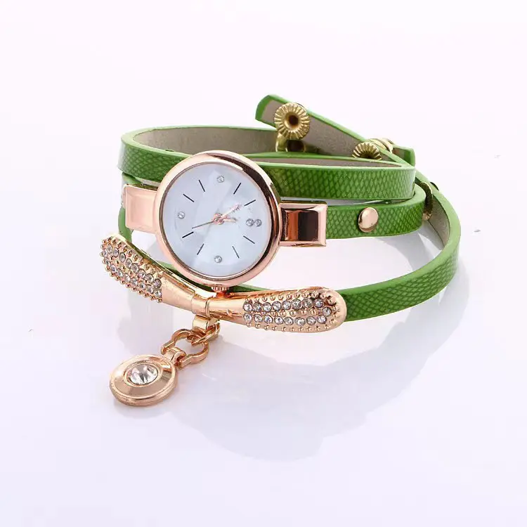 Jam tangan Quartz wanita bermerek mewah 2024 jam tangan gelang wanita kasual berlian