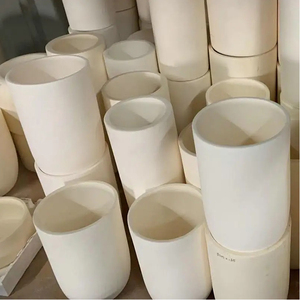 金属铸造用高温耐火Al2O3氧化铝陶瓷熔炼坩埚 - Product Image 3