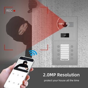 Bcomtech 2025 WiFi Audio Interphone Timbre 7 \ "Video Door Phone Intercom System para Villa Building con Tuya Smart