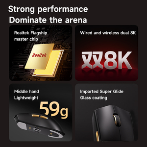 Mchose K7 Ultra Draadloze Muis Lichtgewicht Gaming En Kantoor Bedraad 2.4G Blue Tooth Drie-Mode Verbinding Paw3950 Ergonomisch - Product Image 4