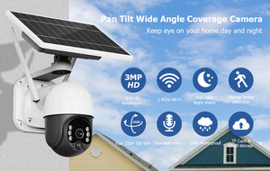 2k低功耗Icsee PIR 4MP无线360 Web Ptz户外4g太阳能Ip Wifi安全摄像机系统闭路电视网络摄像机 - Product Image 3