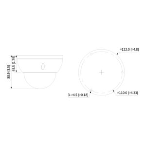 大华DH-IPC-HDBW2831R-ZS-S2 4K 8MP PoE IP圆顶安全摄像机2.7-13.5毫米变焦光学IK10 IP67室内使用云台 - Product Image 1