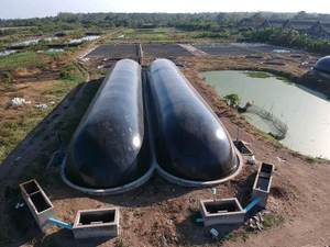 Stagni per pesci di geomembrana in HDPE nero da 1mm fodere per serbatoi biofoc pellicola Versatile rivestimento per laghetto Bio-digestore PE EPDM PVC ldpe EVA - Product Image 4