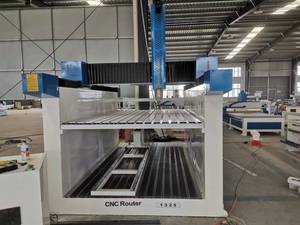 Máquina enrutadora CNC de 5 ejes 1325 para tallado de madera, fácil de operar, realce de madera en Motor de espuma, componentes de núcleo PLC - Product Image 6