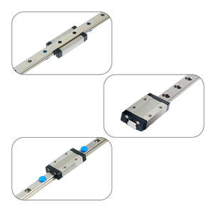 Mini riel deslizante de aluminio con guía lineal CNC original de fábrica y bloque de rodamiento micro lineal - Product Image 2