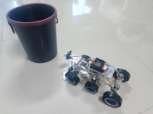AT-255B Kit di robotica a ultrasuoni 4WD con trazione integrale per gli appassionati