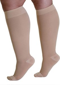 Geniş tıbbi sıkıştırma çorapları Pro Toeless açık ayak varis çorabı - Product Image 4