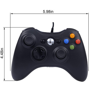 Microsoft xmicrosoft 360 için kablolu Gamepad Joystick oyun denetleyicisi için xconsole 360 konsolu PC - Product Image 6