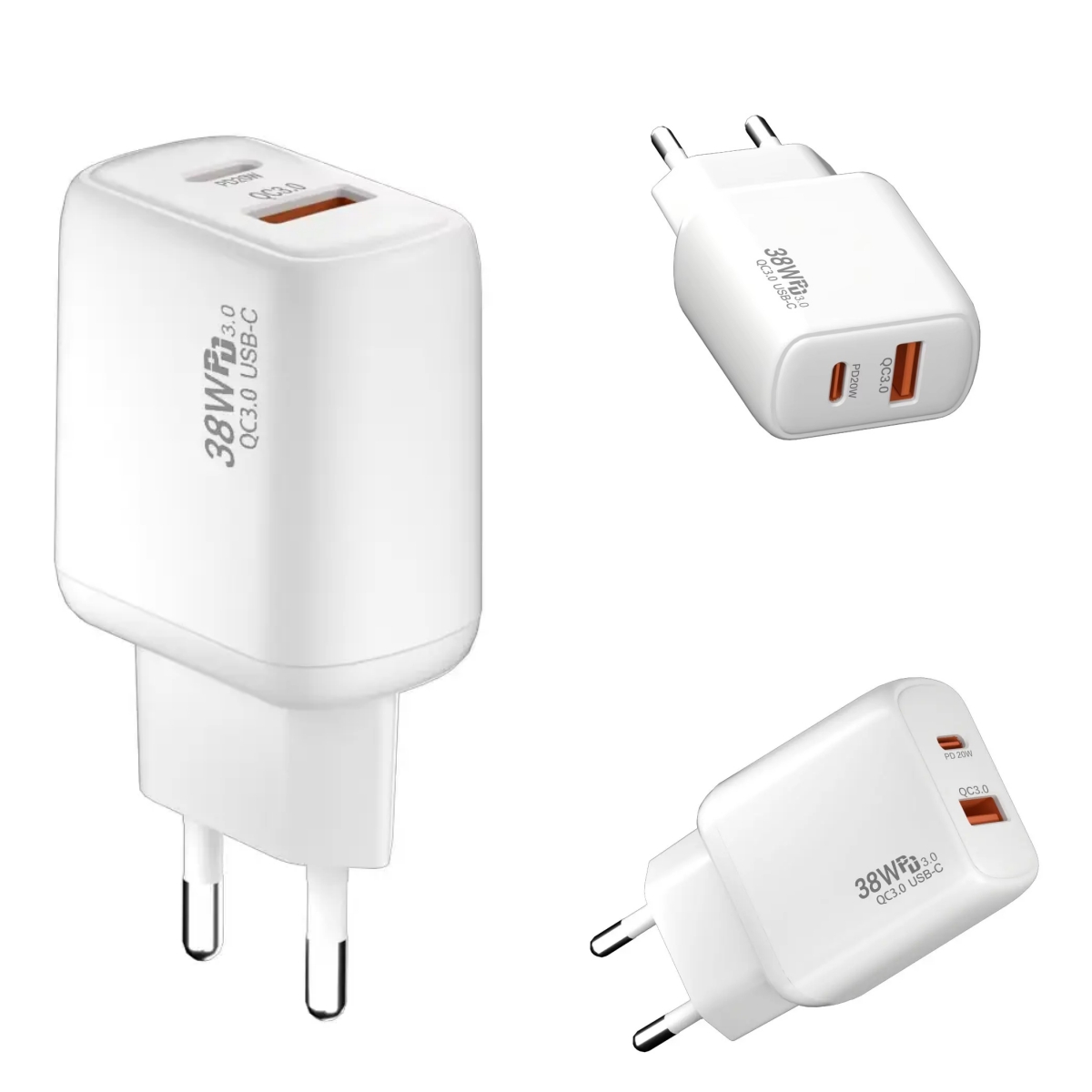 Chargeur 38W A+C