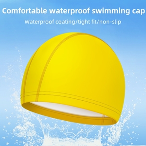Pu tùy chỉnh bơi mũ liền mạch dành cho người lớn màu xanh biểu tượng tùy chỉnh Bơi Mũ Silicone Silicone Bơi cap trẻ em <span class=keywords><strong>breathplay</strong></span> - Product Image 4