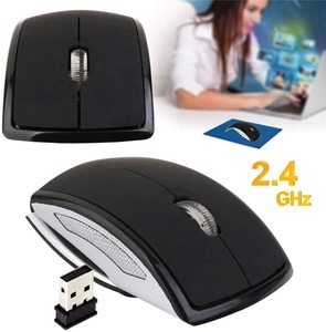2.4G USB Wireless Arc Mouse Mini Foldable Design Easy-to-Carry Gaming Mouse for Laptop Notebook Desktop <strong>Computer</strong> - Product Image 6
