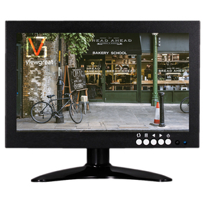 12インチワイド画面ポータブル液晶コンピューターモニター画面高輝度Cctv小型モニター - Product Image 1