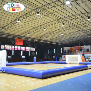 Pro Inflatable Football Field Arena Soccer Pitch Training Field Multiplayer Game Bounce <strong>Free</strong> Kick Fun - Product Image 4