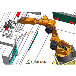Roboter drehmaschine Stanzen Bohren Fräsen Polier maschine Last entladen Teile Roboter CNC-Teile Laden Entladen Cobot Roboter - Product Image 2