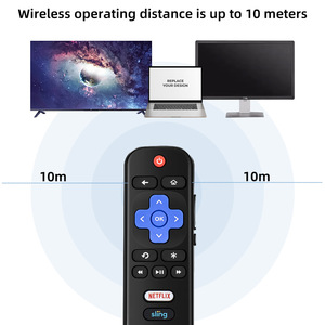 Replacement RC280 RC282 <strong>Remote</strong> Control for TCL Roku Smart LED TV with Netflix, Sling, Hulu and VUDU TV Now Shortcut Buttons