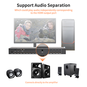 TESmart OEM ODM <strong>HDMI</strong> <strong>Switcher</strong> <strong>Matrix</strong> <strong>Input</strong> <strong>8</strong> <strong>Output</strong> <strong>8</strong> <strong>HDMI</strong> Matriz <strong>8</strong> L/R Port RS232 LAN Port EDID 4K60Hz <strong>HDMI</strong> <strong>Matrix</strong> 8x8 - Product Image 6