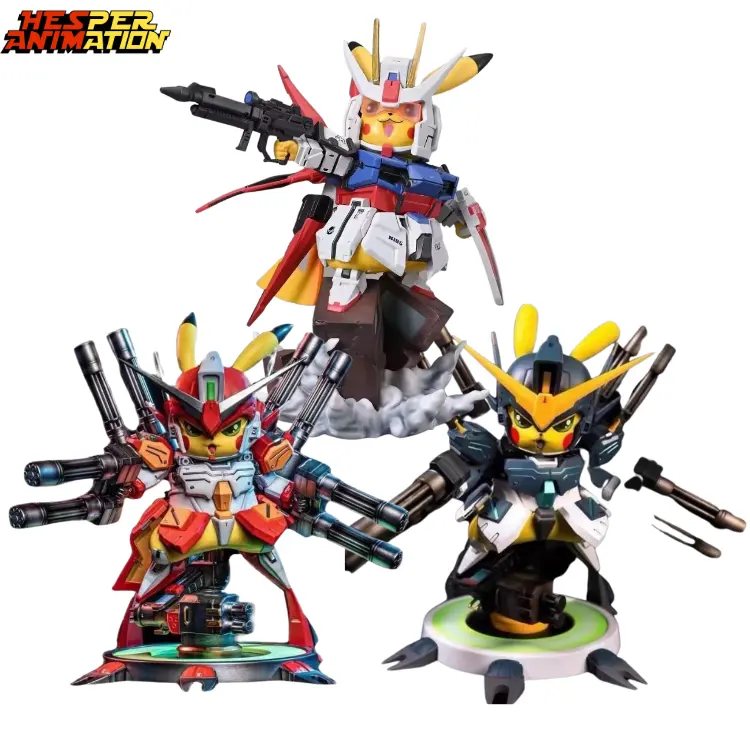 9.84 polegadas 25 cm Poke Joint Gundam Pika Figuras Brinquedo para Crianças Coleção Modelo Gundam Poke Figura de Ação