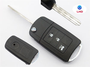เคสใส่กุญแจรถแบบพับได้เหมาะสำหรับ T-oyota Prius RAV4 Camry รีโมทคอนโทรลดัดแปลง - Product Image 5