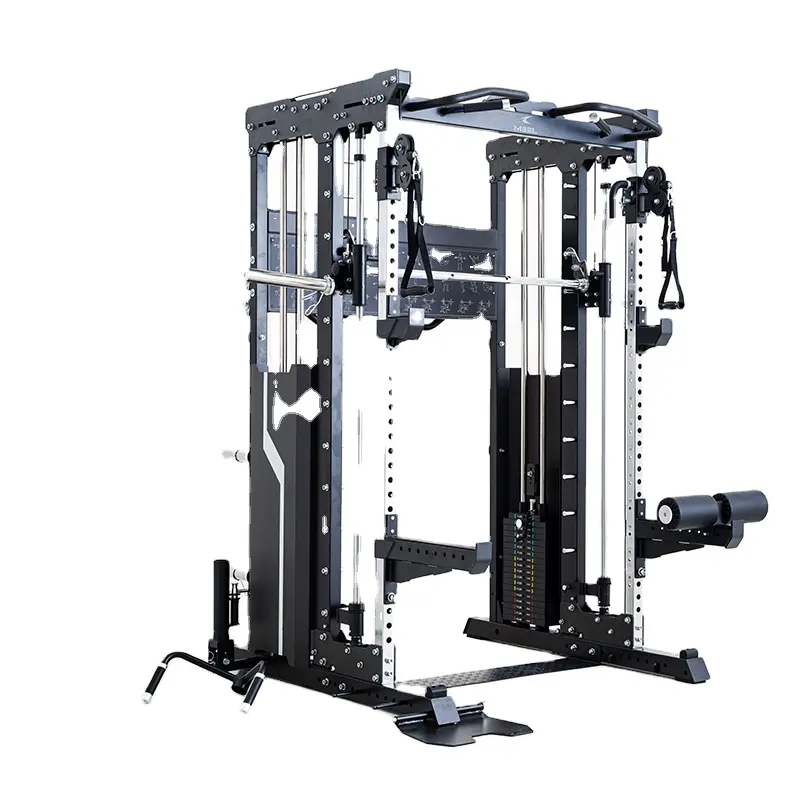Telaio per sollevamento pesi per attrezzatura Fitness multifunzione eccezionale per palestra Smith Machine Squat Rack