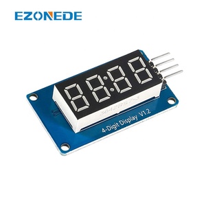 TM1637 modulo Display a LED per 7 segmento 4 bit 0.36 pollici orologio anodo rosso tubo digitale quattro Driver seriale Board Pack - Product Image 2