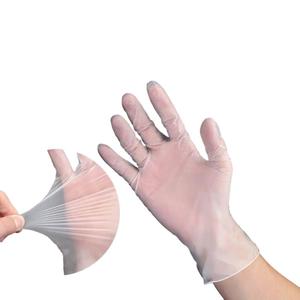 认证乙烯基防护医学检查牙科兽医一次性无粉透明聚氯乙烯手套 - Product Image 6