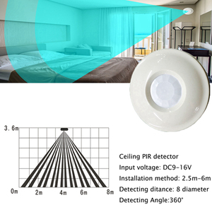 Prezzo all'ingrosso sensore di movimento a lunga distanza rilevatore Pir Ce rilevatore di movimento di sicurezza con sensore di movimento a 360 gradi - Product Image 4