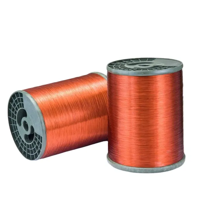 Alambre esmaltado CCA Solderable, alambre de bobinado de Aluminio revestido de cobre esmaltado CCAQA-2/155