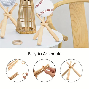 Hot Selling Sport Erinnerungs stücke <span class=keywords><strong>Display</strong></span> Holzhandwerk Mini Baseball Golf und Bälle <span class=keywords><strong>Stand</strong></span> <span class=keywords><strong>Display</strong></span> Halter Fledermaus Rack