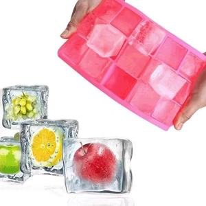 畅销硅胶冰块模具多色可堆叠灵活可重复使用的环保冰淇淋机