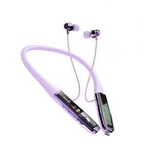 2025 Magnet LED Color AI Screen Cute Wireless <strong>K</strong>-song Game Live Streaming Stereo Neckband Neck-mounted Headset <strong>Support</strong> TF Card - Product Image 2