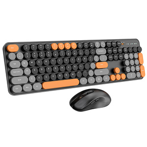 Juego de teclado y mouse personalizados 2025 LW Juego de teclado y mouse inalámbricos 2,4G - Product Image 1