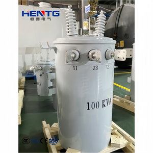 CSP trasformatore monofase a bagno d'olio per installazione a palo 333kva 15kva 132kv tensione di ingresso 220v 50Hz uscita frequenza 60Hz - Product Image 4